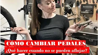 🤔 Cómo cambiar pedales: ¿Qué hacer cuando no se pueden aflojar? | Mecánica Básica - Laura Celdran