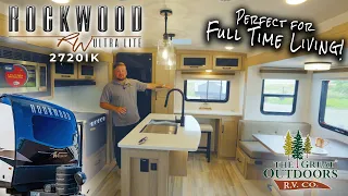 NEW Rockwood Ultra Lite 2720IK - Huge Luxury Rear Living Trailer Perfect For A Full Time Couple!