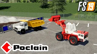 Release!!!  Poclain P10 Wheel Loader // Big Road TP Map Farming Simulator 19 Mods