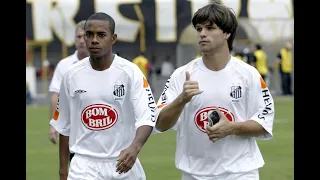 Santos no Brasileirão 2002, 2003 e 2004 (Diego e Robinho)