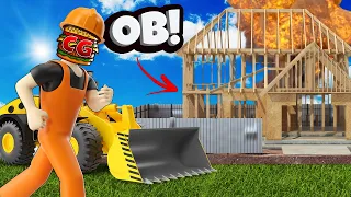 My Friend Tried to DESTROY My HOUSE in Construction Simulator Game!