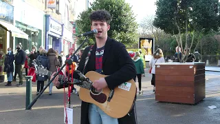 Sam Clifford Cover of Starting Over from Grafton Street Dublin Ireland Best of Busking 2022