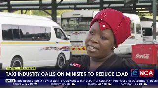 Budget speech 2024 |  Taxi industry calls on minister to reduce load