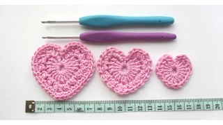 How to Crochet a - Trio of Perfect Little Hearts