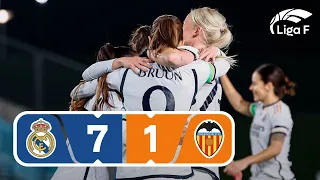 Resumen Real Madrid vs VCF Femenino | Jornada 16 | Liga F