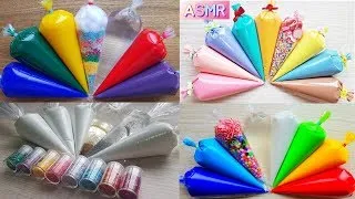 Making Crunchy Slime with Piping Bags | 02:06:17 Satisfying ASMR Slime