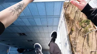 DO YOU KNOW WHAT TIME IT IS? - [Late For Work Parkour POV]