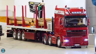 THE MOST INCREDIBLE RC DAF TIMBER TRUCK, RC TRACTORS, RC EXCAVATOR & MACHINES