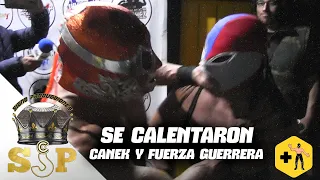 Se calentaron Canek y Fuerza Guerrera, terminaron a g0lpes en vestidores.