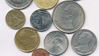 Монеты мира.Coins of the world.Монеты Тайланда. Тайский бат. Coins of Thailand.Нумизмат.Startup-444.