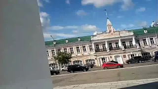 Катаемся в центре Вологды.