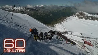 Grieving Ukrainians attend Austrian Alps climbing camp to recover from war | 60 Minutes