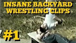 INSANE Backyard Wrestling Clips #1 | Brutal Guitar To The Head