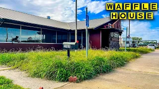 Nobody would mow this ABANDONED WAFFLE HOUSE, so we did it for FREE