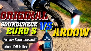 Soundcheck 701 Husqvarna Euro 5/Arrow Sportauspuff Sound/ Vergleich Standard vs Arrow / Thunder😎👍🔥🏍