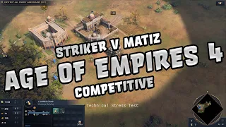 Age of Empires 4 - StriKeR vs Matiz (Pro Gameplay)