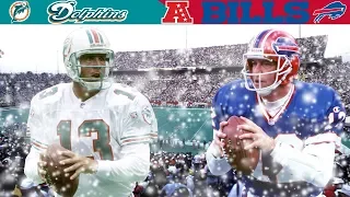 Marino & Kelly Winter Wonderland Duel! (Dolphins vs. Bills, 1990 AFC Divisional)