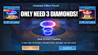 TRICK TO GET PERMANENT RECALL? | HOW MANY DIAMONDS NEEDED FOR EPIC RECALL