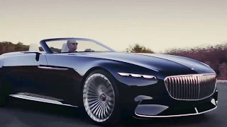 Премиальный электрический кабриолет Vision Mercedes Maybach 6 Cabriolet с мощностью 750 л c