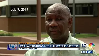 Riviera Beach Public Works Director Brynt Johnson  still on paid leave pending investigation