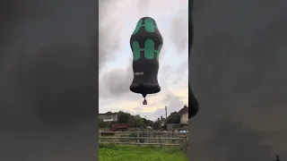 Bristol International Balloon Fiesta 2023 Slightly Rough Landing in Farmers Field Hambrook