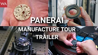 PANERAI Manufacture Tour in Neuchâtel/Switzerland - Trailer - Trailer - Trailer -Trailer - Trailer