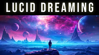 Explore The Dream World | Lucid Dreaming Black Screen Sleep Music For Deep REM Sleep & Vivid Dreams