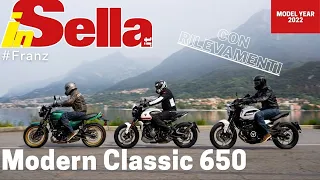 Comparativa 2022 | Modern Classic  | Kawasaki Z650 RS, Moto Morini Seiemmezzo, Triumph Trident 660