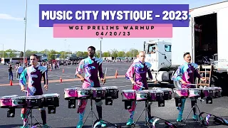 Music City Mystique 2023 - WGI Prelims (Warm Up)