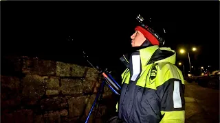 Shore fishing for cod - Scotland winter cod fishing episode 3 - Sea fishing UK