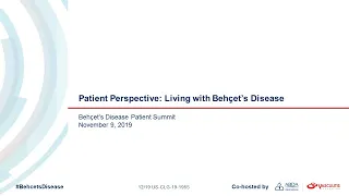 Patient Perspective: Living with Behcet's Disease