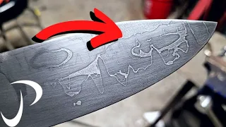 Forging The Most AMAZING Knife From Ball Bearing Washer Damascus