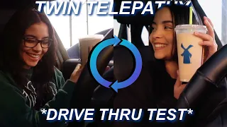TWIN VS. TWIN Drive Thru *Telepathy Challenge!*