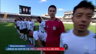 Ídolos do Santos voltam a jogar e enfrentam torcedores do clube