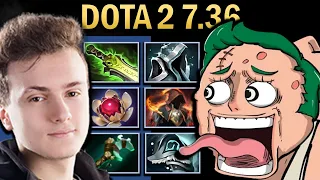 Pudge Gameplay Miracle with Flames and Shivas - Dota 7.36