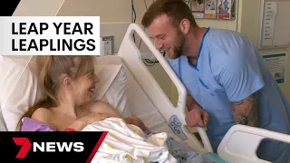 Brisbane mum gives birth to baby boy on February 29th  | 7 News Australia