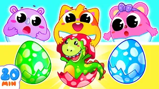 🦖Dinosaurs Play for Kids | Funny Songs For Baby & Nursery Rhymes by Toddler Zoo