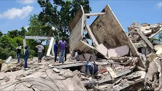 A terrible, devastating 7.2 magnitude earthquake struck Haiti.