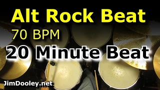 20 Minute Backing Track - Alternative Rock Beat 70 BPM