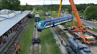 Перевозка вагона дизель-поезда ДР1А в музей ч. 3 / DR1A DMU head car to museum, part 3