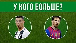 ИЗИ КВИЗ: РОНАЛДУ vs МЕССИ - У кого БОЛЬШЕ?