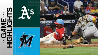 A's vs. Marlins Game Highlights (6/3/23) | MLB Highlights