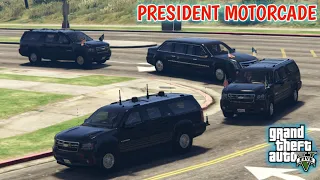 GTA 5 | President Motorcade | President Biden Arrives in Los Santos | Game Loverz