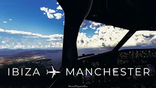 MSFS 2020 Live | Ibiza ✈︎ Manchester | B738 PMDG | Ryanair