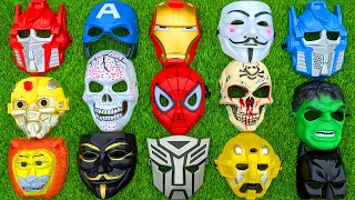 Spider-Man, Captain America, Iron Man, Ultraman, Bumblebee, Batman, Ghost Rider and Lion Mask review