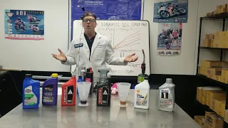 The ULTIMATE Motorcycle Oil Test by "Dr. Max Lubener" McAllister