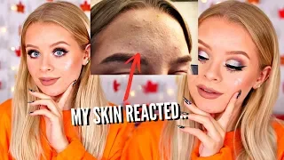 THIS MAKEUP ONLY COST ME £10 ($13/€11).. MY SKIN DID NOT AGREE 😅 | sophdoesnails