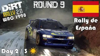 WRC 1998, Round 9 - Rally de España - Day 2 AM: SS5 + SS6 - DiRT RALLY 2.0 - Subaru Impreza 22B