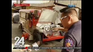 24 Oras: Jeep at kotseng nahatak kahapon, nahuli na naman ng MMDA ngayong araw