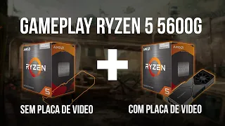 AMD Ryzen 5 5600G: jogamos COM E SEM placa de vídeo!